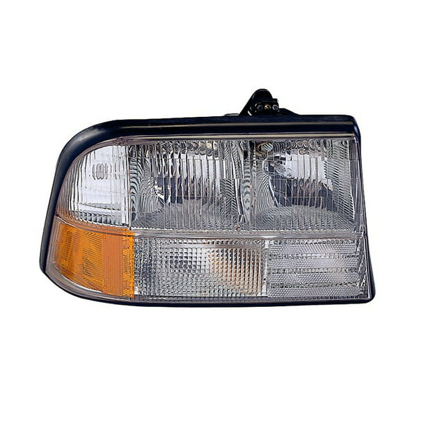 FOR 98-04 SONOMA/JIMMY BLACK HOUSING CLEAR CORNER HEADLIGHT/LAMP REPLACEMENT